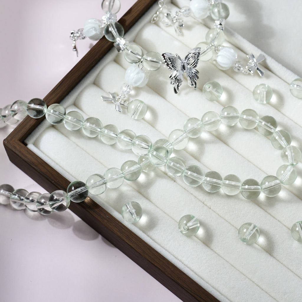Glass Crystal-Style Round Beads