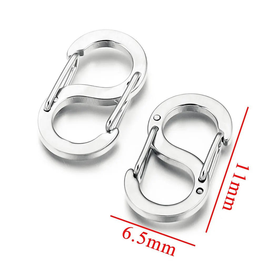Stainless Steel Figure-8 & S-Shaped Clasps