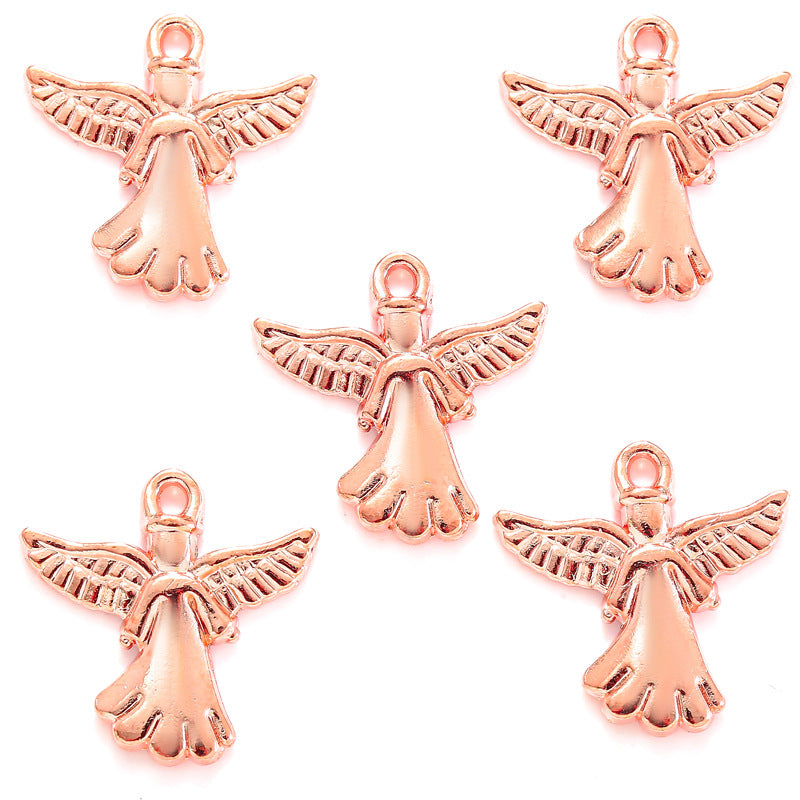 Alloy Angel Wing Charms – Decorative Angel Wings Pendants for DIY Bracelets, Necklaces & Jewelry Making