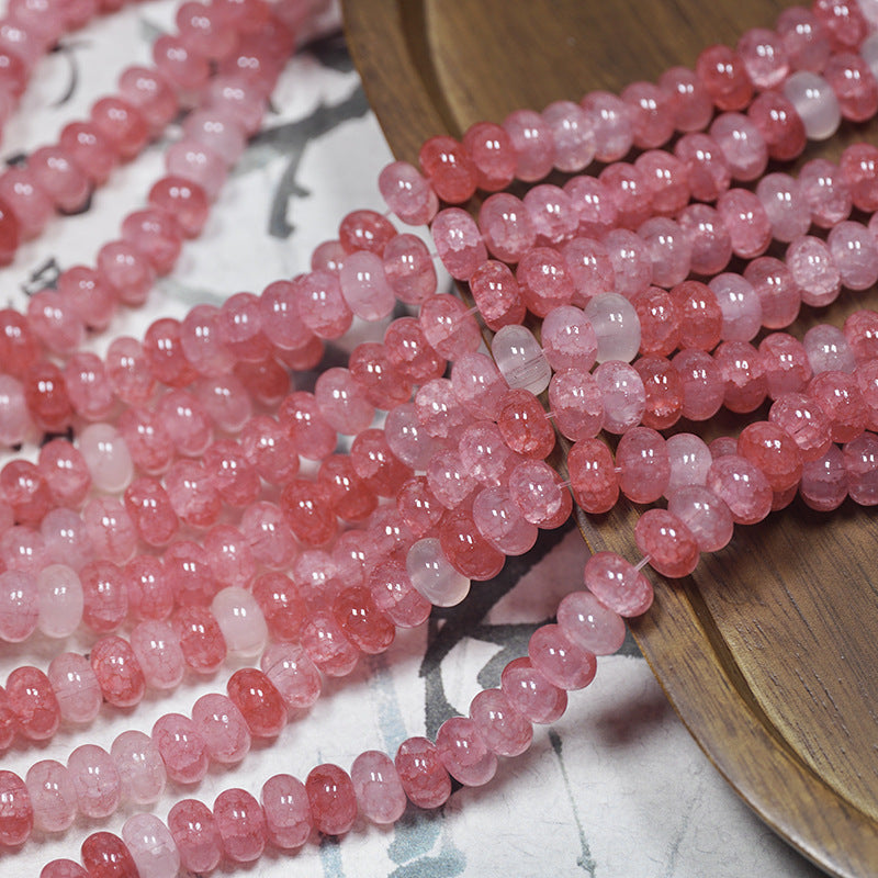 Jade-Style Glazed Abacus Spacer Beads
