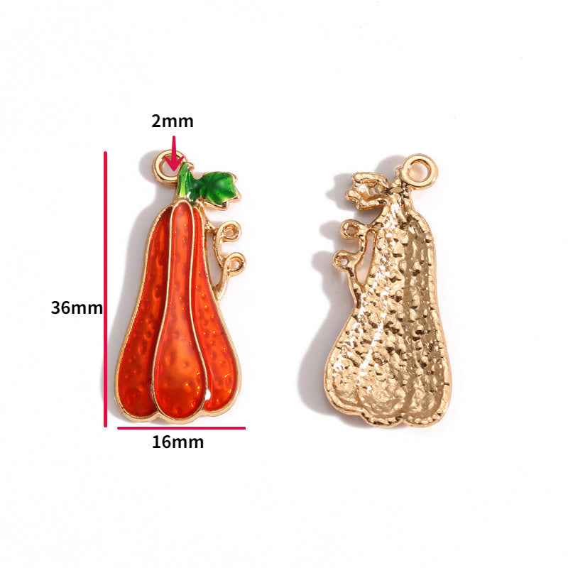 Thanksgiving Turkey Alloy Charms – Colorful Fall Holiday Enamel-Style Pendants for DIY Bracelets, Keychains & Jewelry Making
