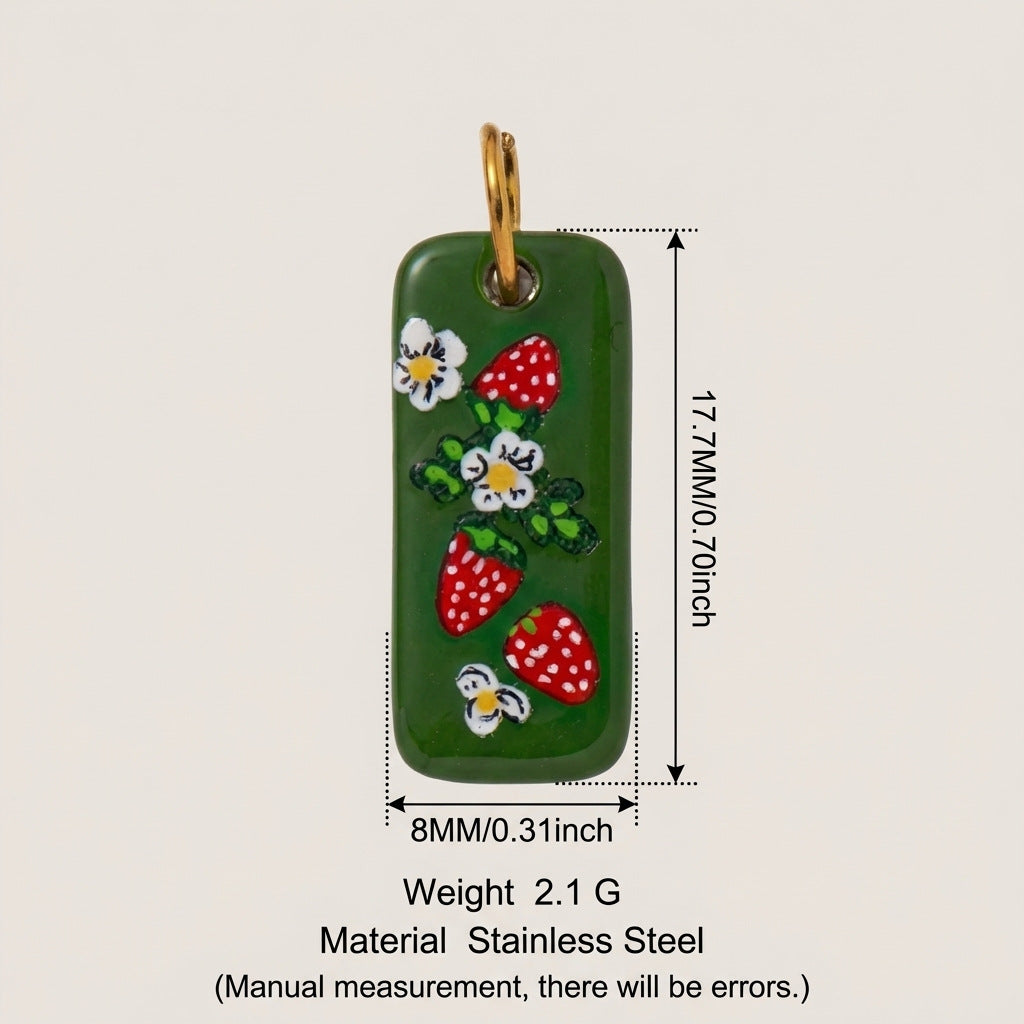 Bird & Flower Pendant Charms