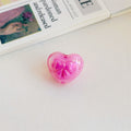 Two-Tone Acrylic Bow & Heart Beads – Colorful Cute Shape Beads for DIY Phone Charms, Bracelets, Hair Accessories & Jewelry Making