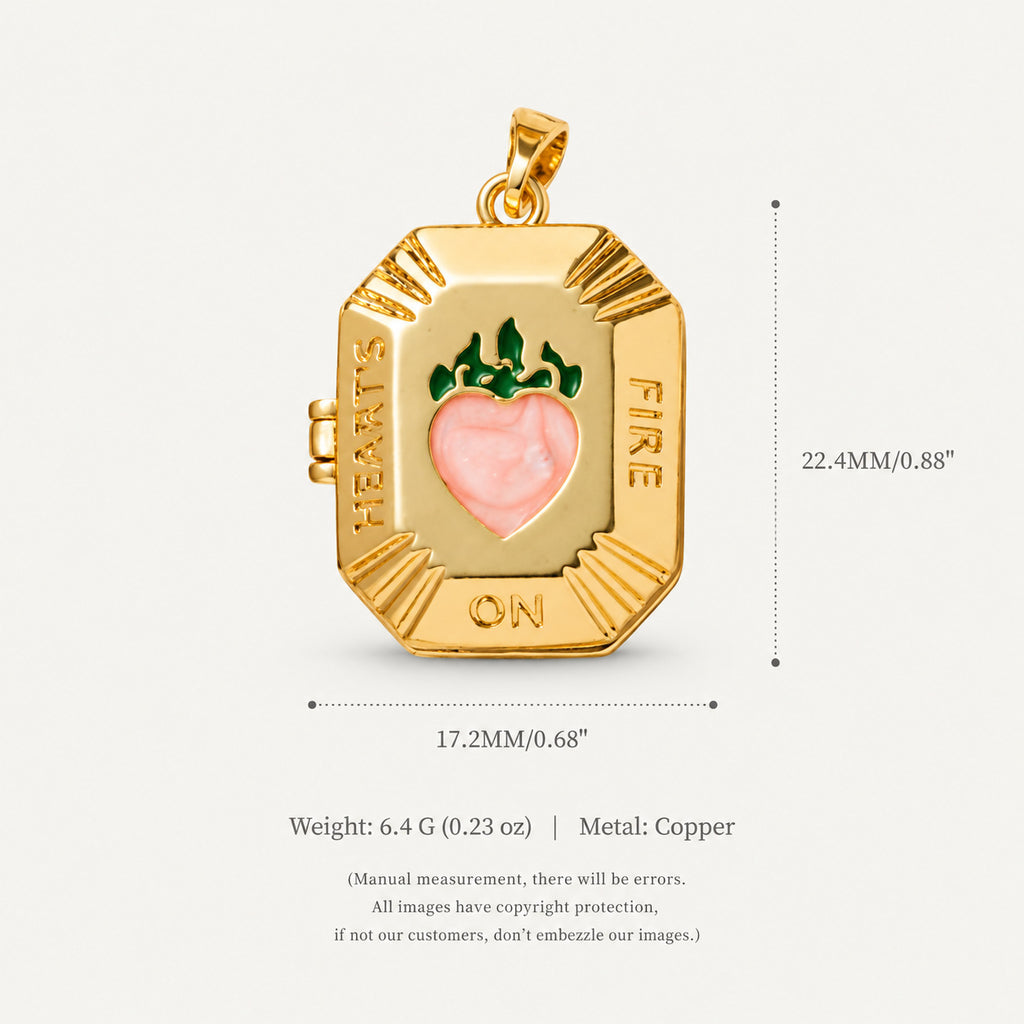 Pocket Watch & Heart Charms