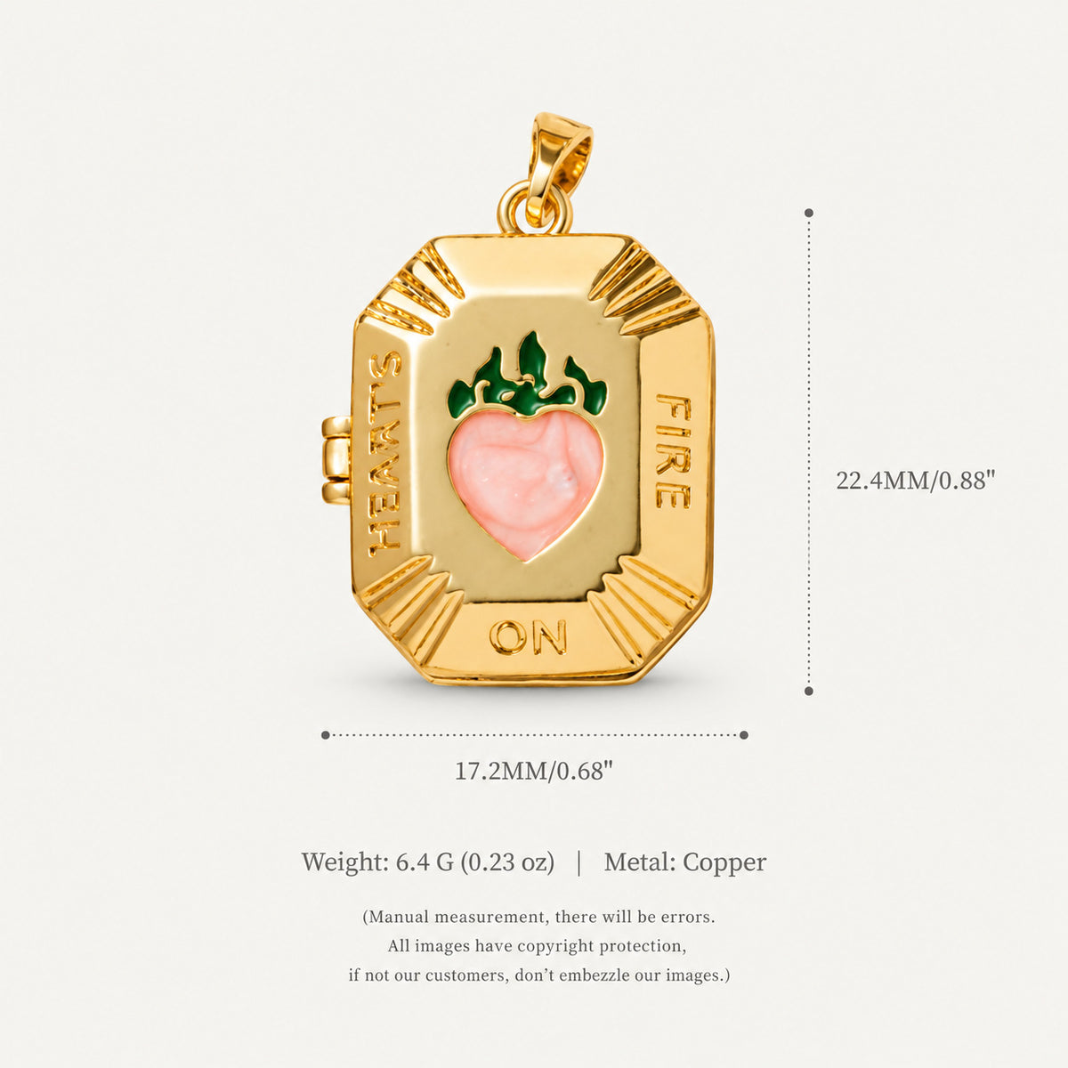 Pocket Watch & Heart Charms