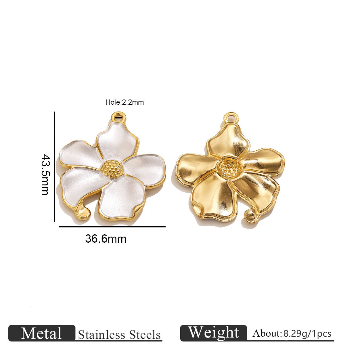 Flower & Butterfly Pendant Charms