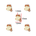 Cute Painted Cat Charms – Colorful Cartoon Cat Pendants for DIY Bracelets, Necklaces, Earrings & Hair Accessories
