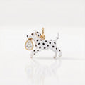 3D Puppy and Deer Crystal Pendant Charms