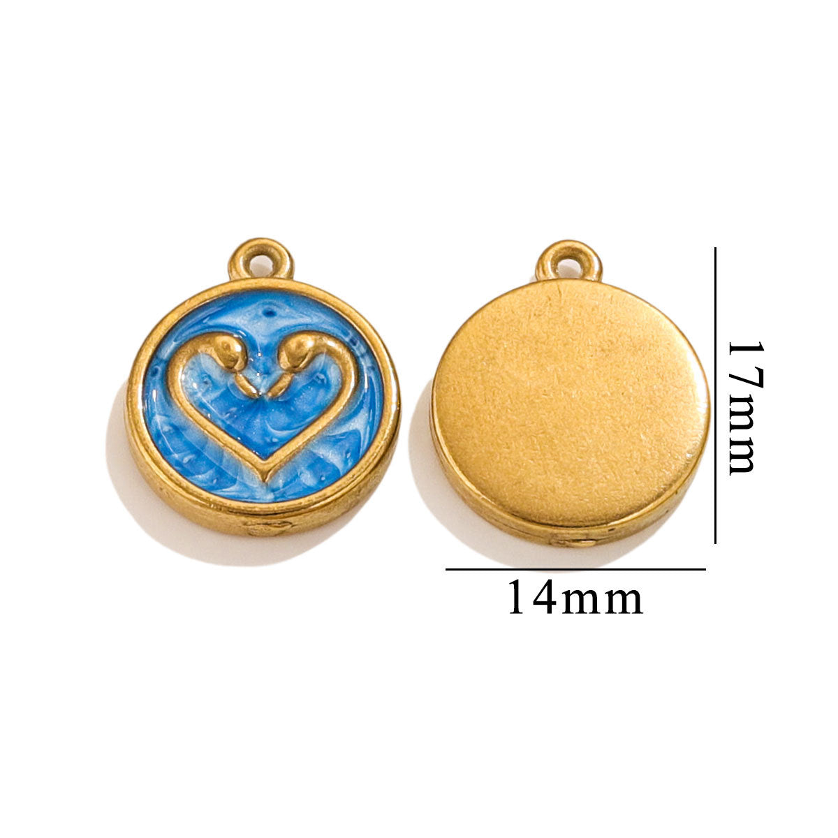 Puffy Heart Charms