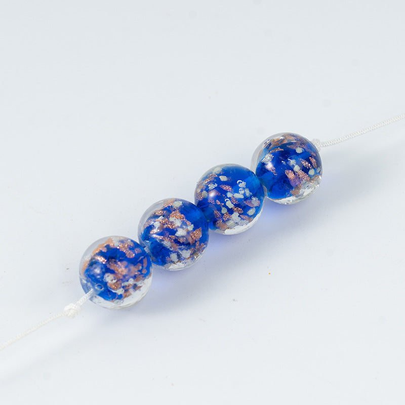 Gold Sand Luminous Glass Beads