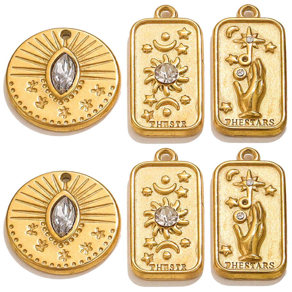 Star Sun Pendant Charms