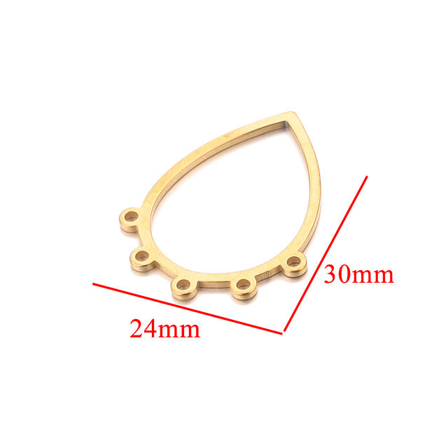 Geometric Earring Connectors