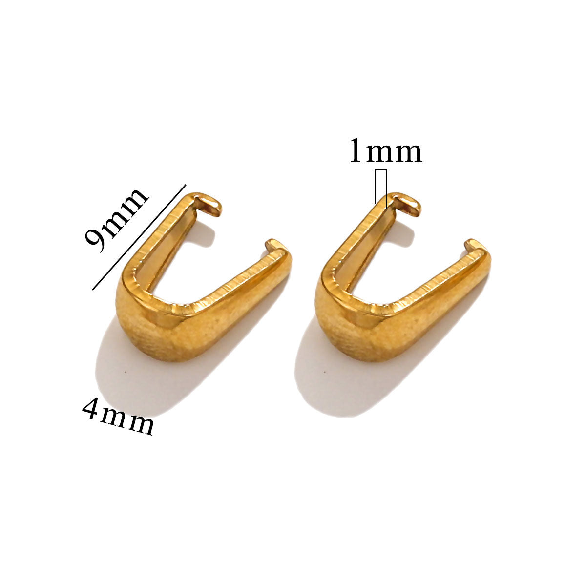 Thickened Stainless Steel Smooth Pinch Bails