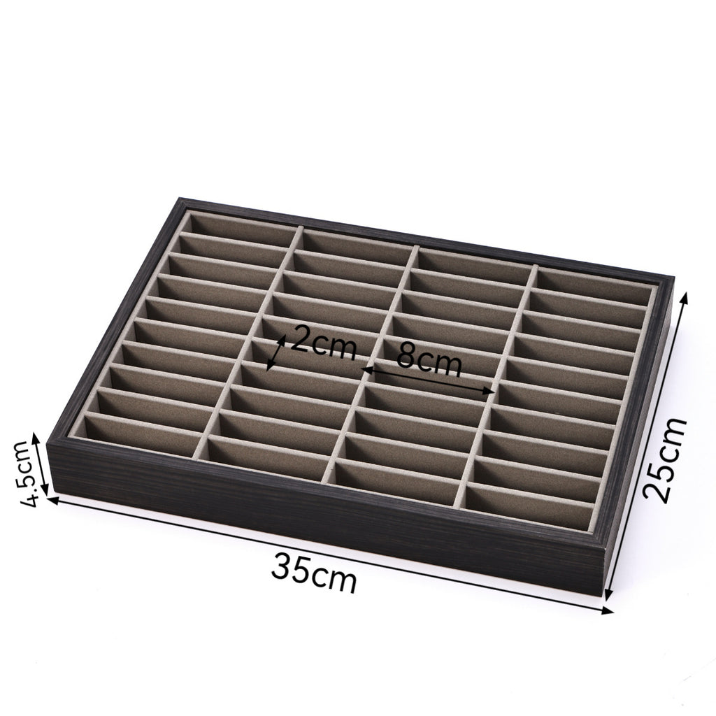 Jewelry Display Tray – Multi-Purpose Bracelet, Ring & Necklace Organizer for Craft Fairs, Boutique Counters & Jewelry Photography