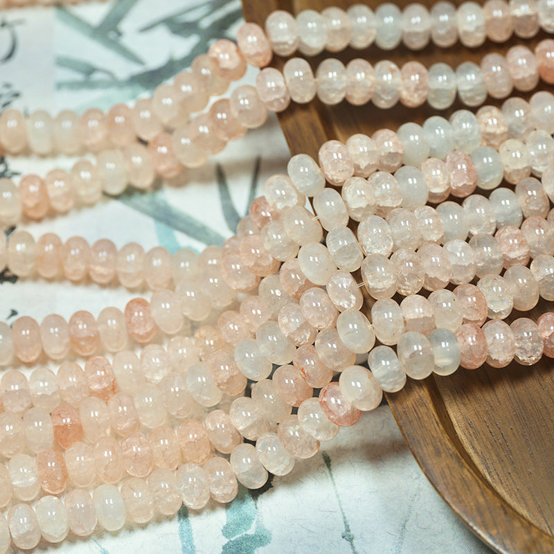 Jade-Style Glazed Abacus Spacer Beads