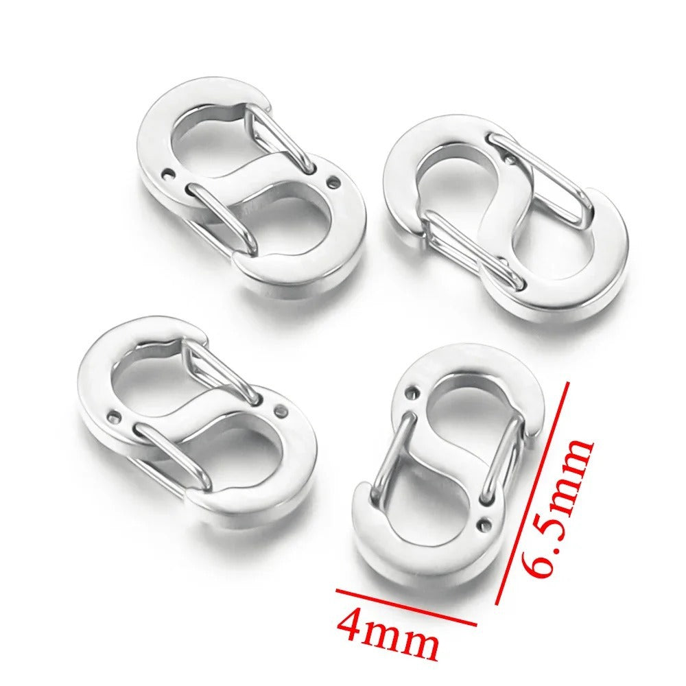 Stainless Steel Figure-8 & S-Shaped Clasps