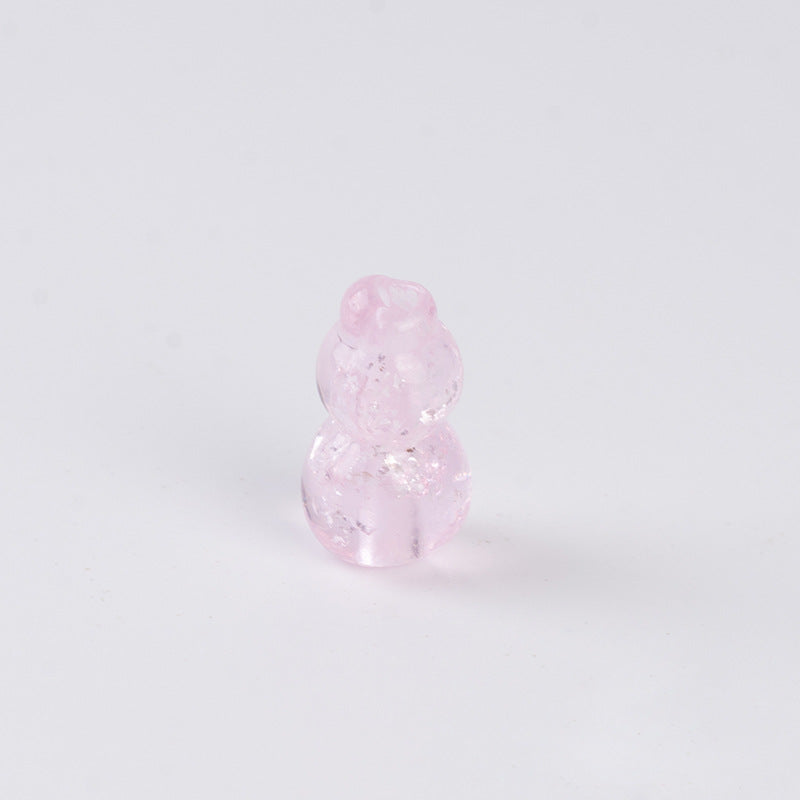 Color Powder Gourd Glass Beads