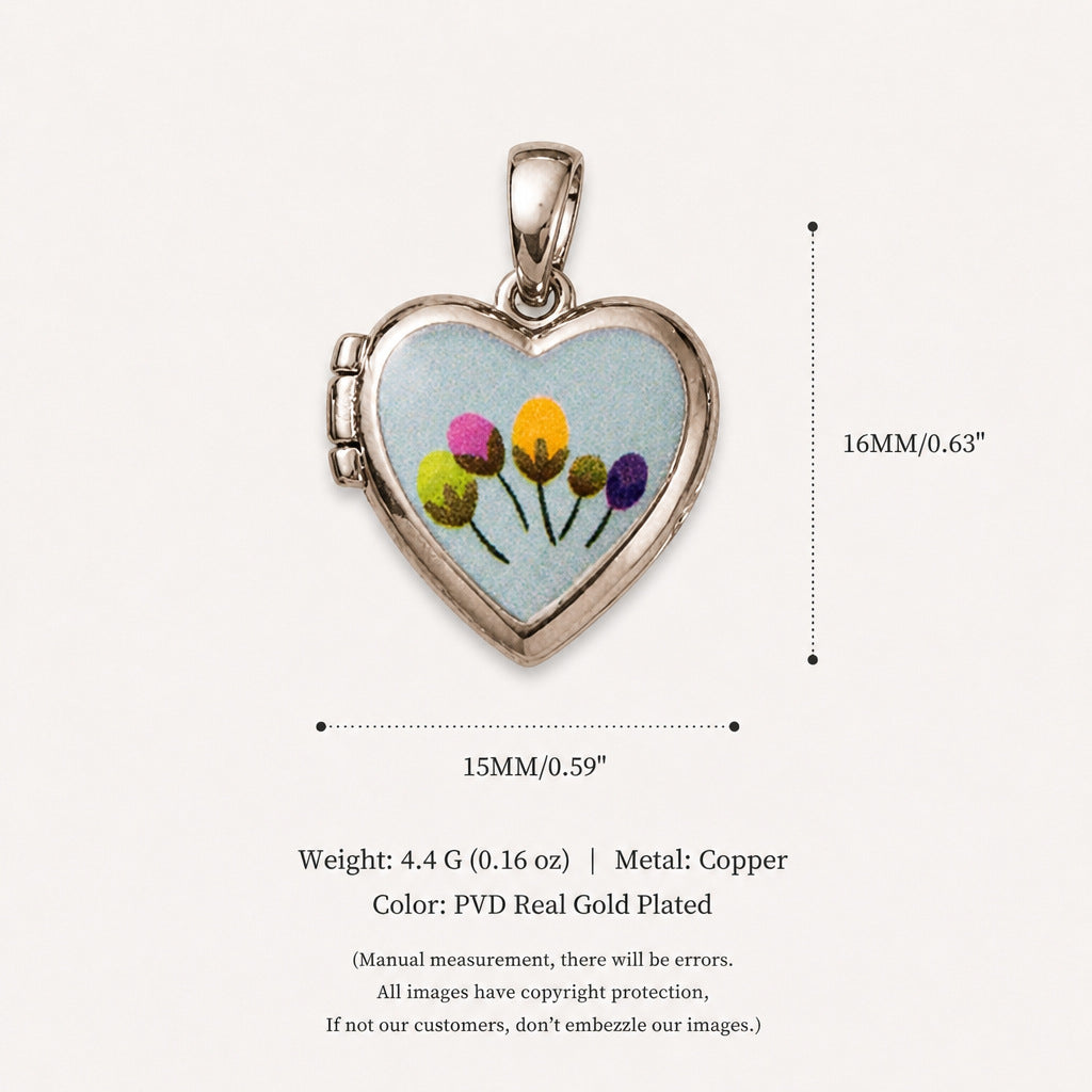 Pocket Watch & Heart Charms