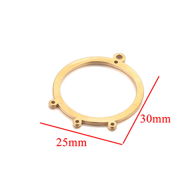 Geometric Earring Connectors