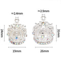 Zirconia-Inlaid Crown Charms – Sparkling Mini Crown Pendants for DIY Bracelets, Keychains, Bag Charms & Jewelry Making