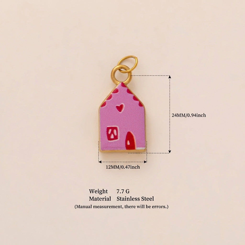 Floral House Charms