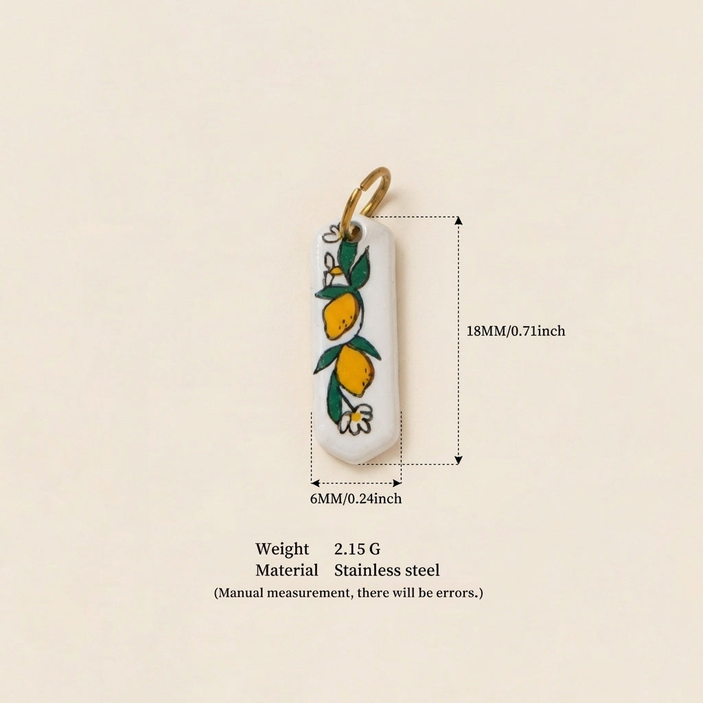 Bird & Flower Pendant Charms