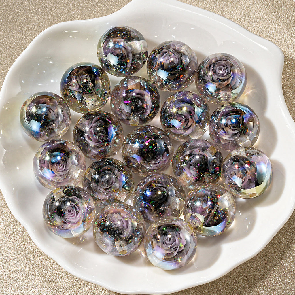 Luminous Day & Night Round Beads