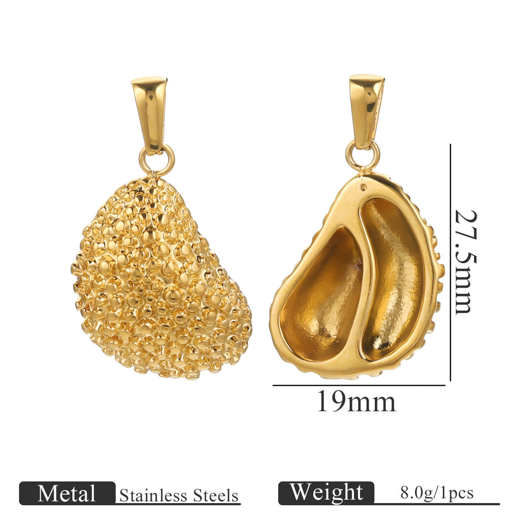Assorted Stainless Steel Statement Pendant Charms