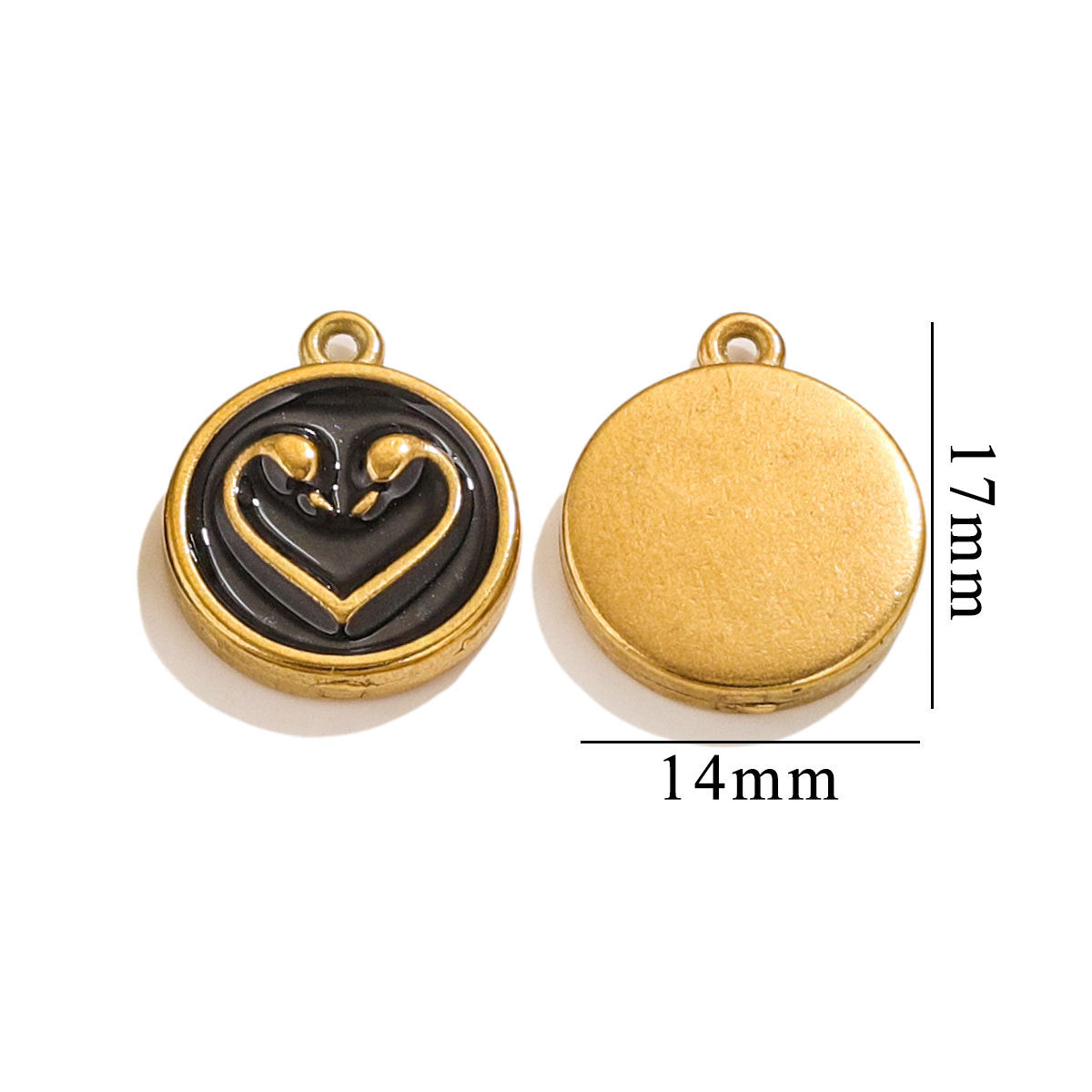 Puffy Heart Charms