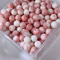 Glazed Porcelain Dragon Pattern Round Beads