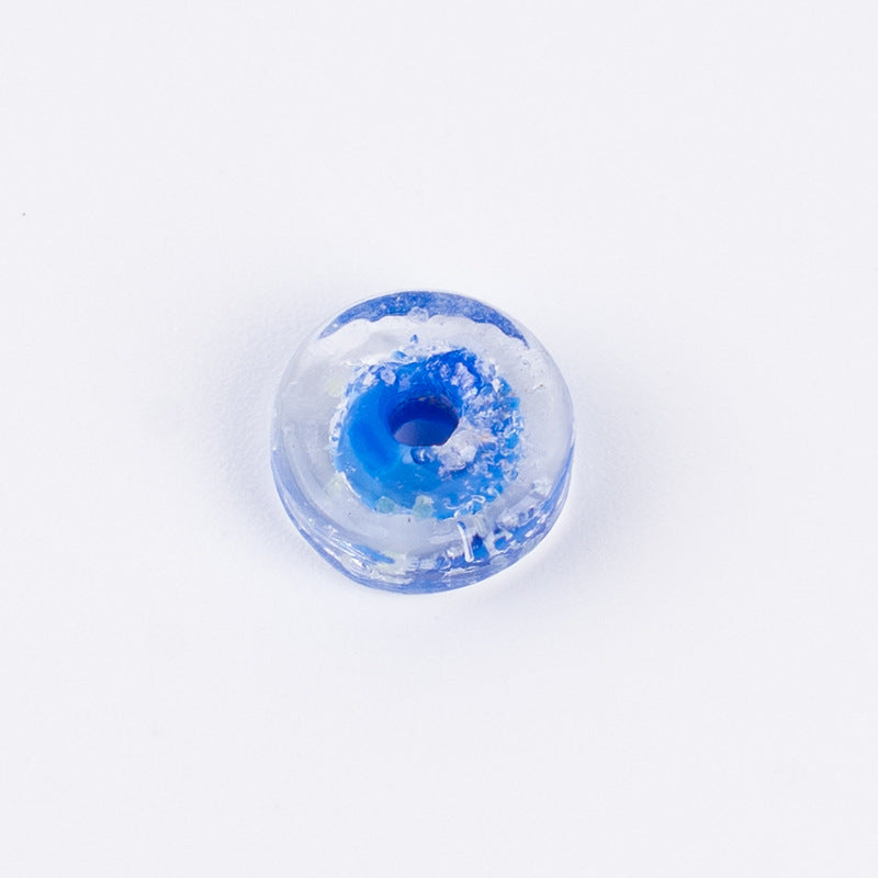 Colorful Powder-Glazed Flat Spacer Beads