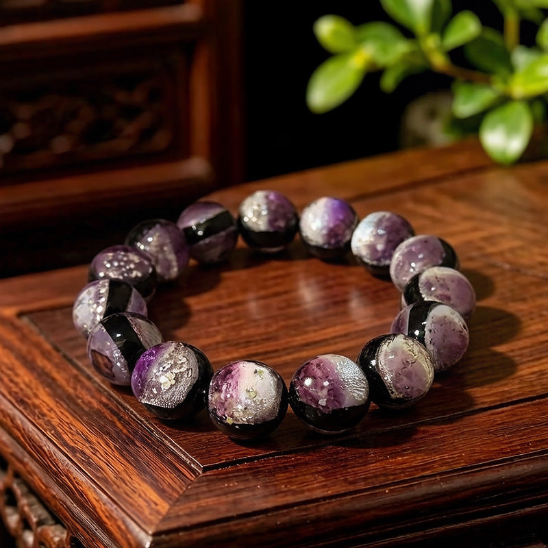 Namibia Storm Blue Glass Bracelets