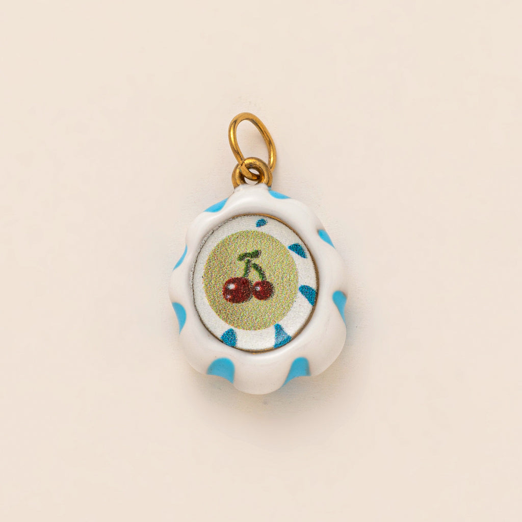 Bird & Flower Pendant Charms
