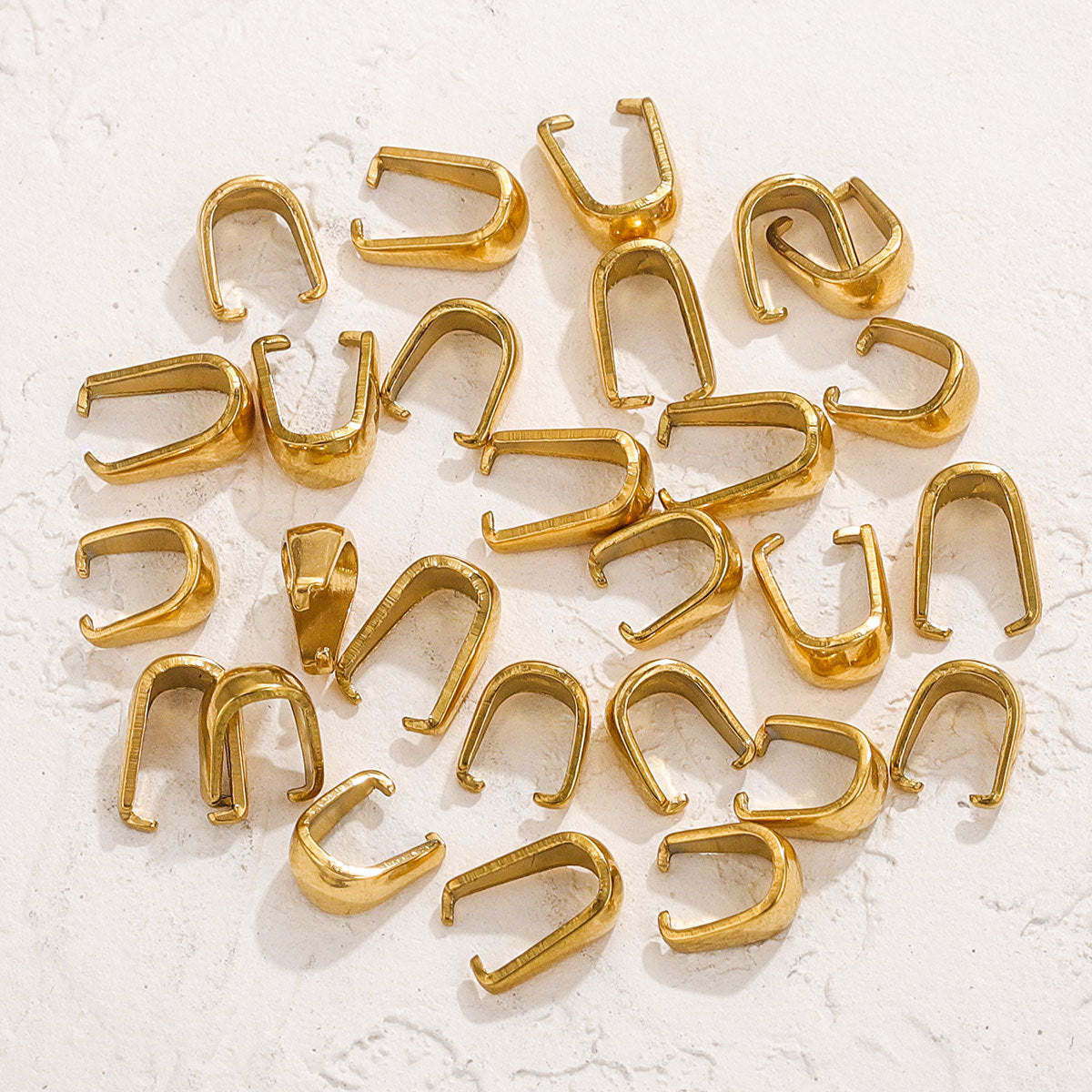 Thickened Stainless Steel Smooth Pinch Bails