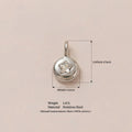 Colorful Stainless Steel Birthstone Crystal Charms