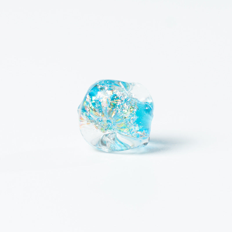 Color Powder Irregular Glazed Beads