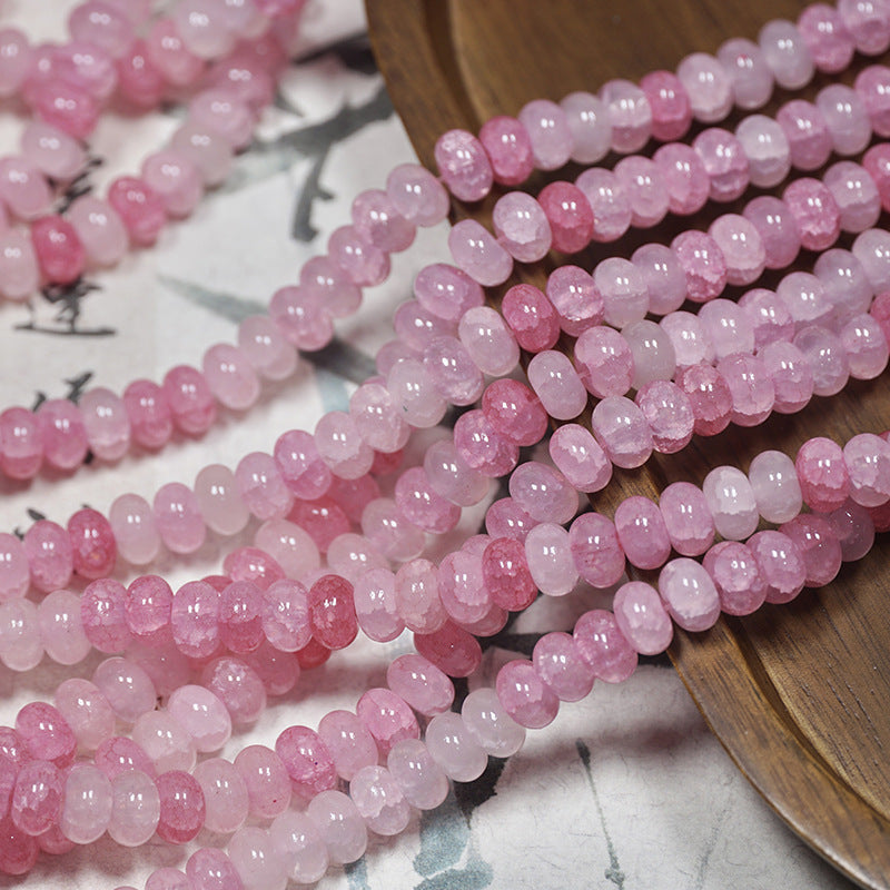 Jade-Style Glazed Abacus Spacer Beads