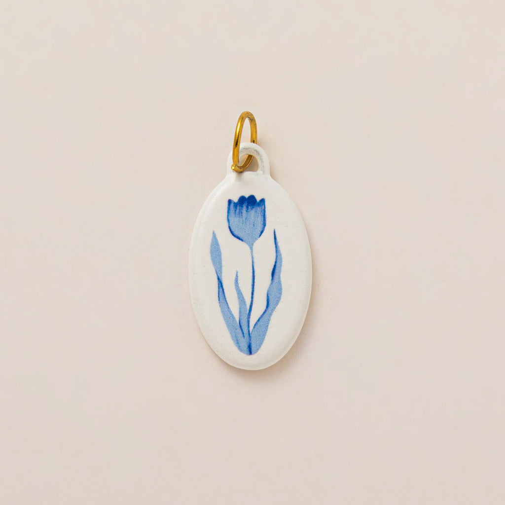 18K Gold-Plated Colorful Heart Pendant Charms