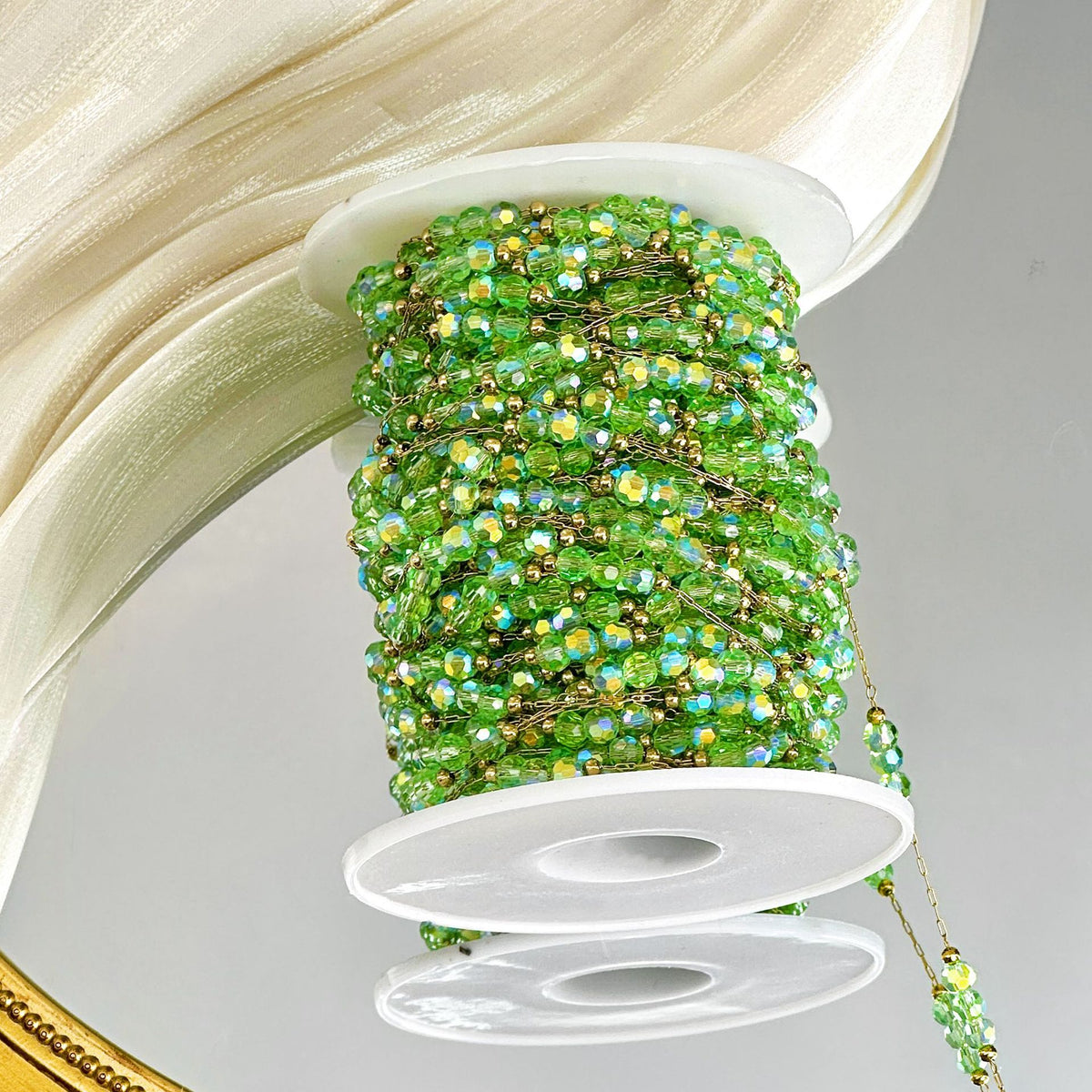Crystal Tassel Chain – 18 Meters