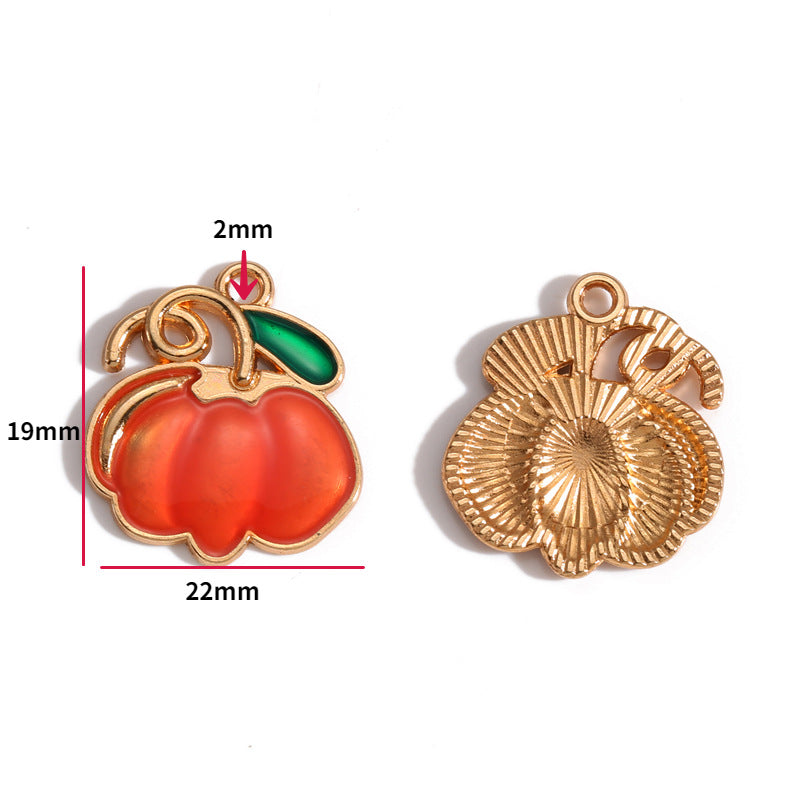 Thanksgiving Turkey Alloy Charms – Colorful Fall Holiday Enamel-Style Pendants for DIY Bracelets, Keychains & Jewelry Making