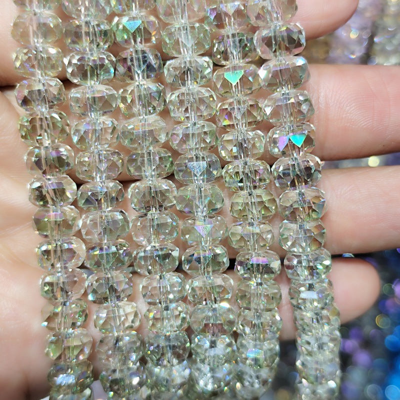 Faceted Crystal Rondelle Beads