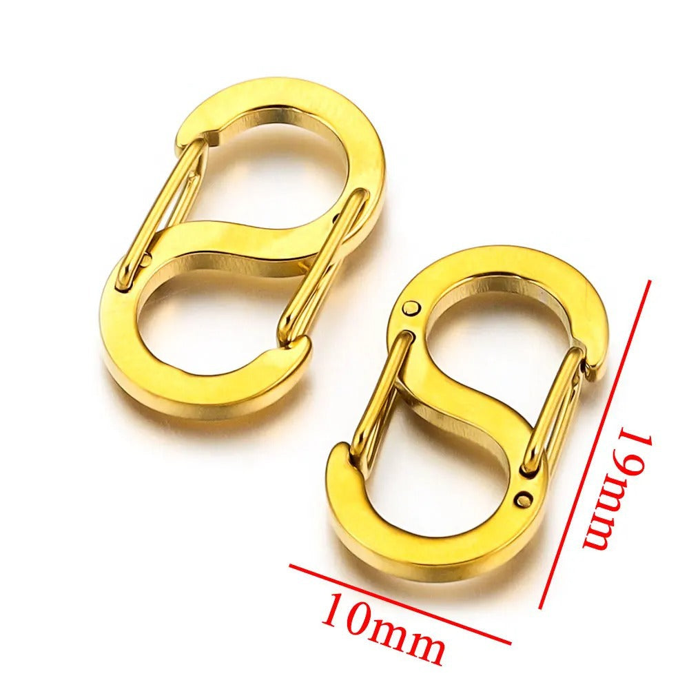 Stainless Steel Figure-8 & S-Shaped Clasps