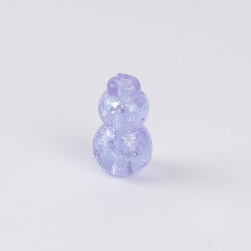 Color Powder Gourd Glass Beads