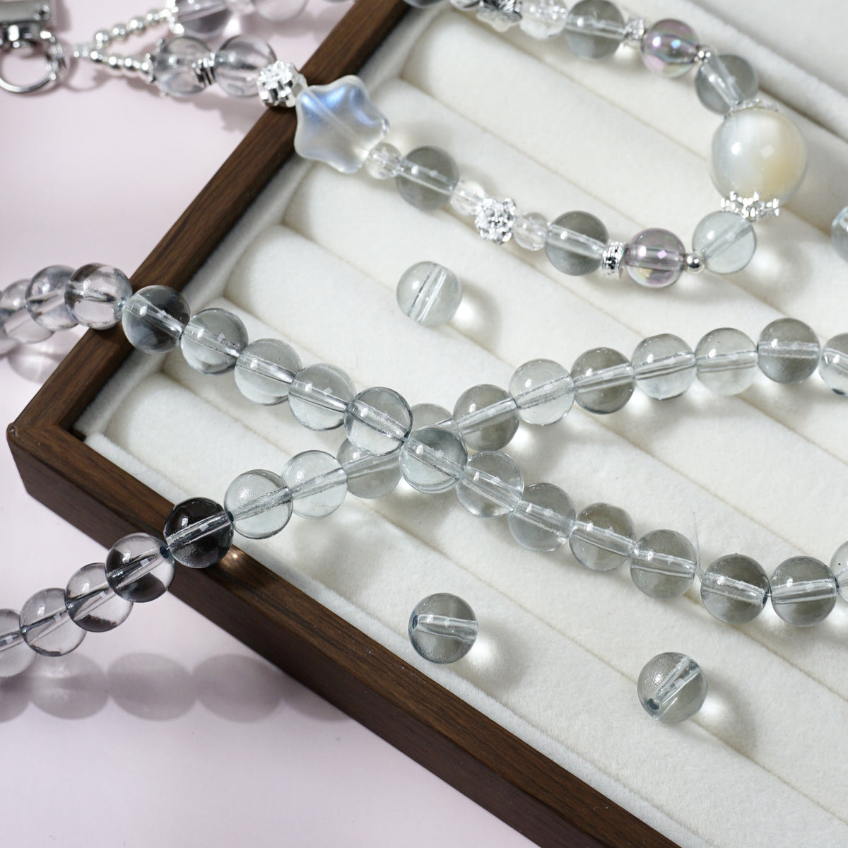 Glass Crystal-Style Round Beads