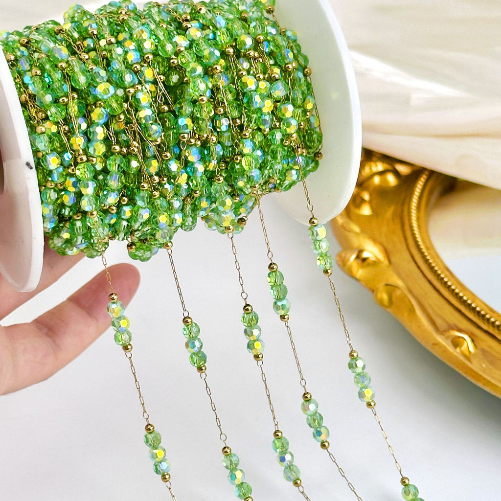Crystal Tassel Chain – 18 Meters