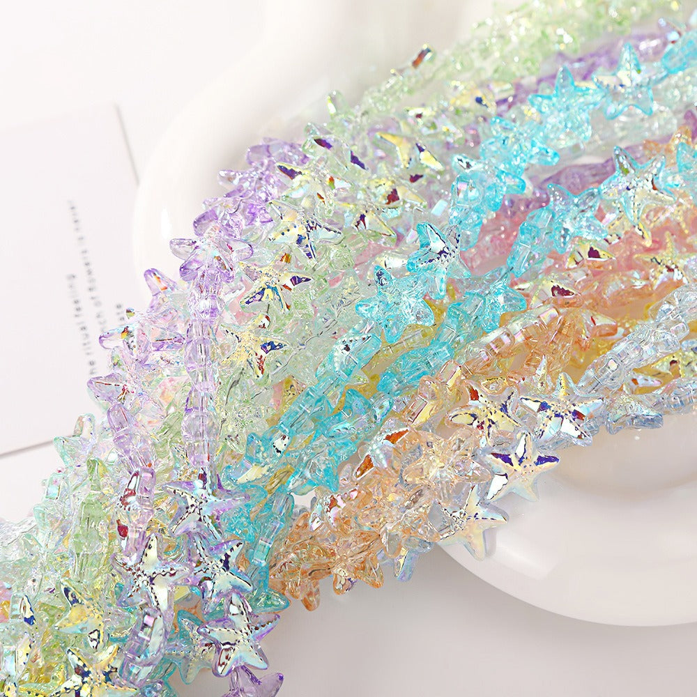 Irregular Smooth Glass Beads