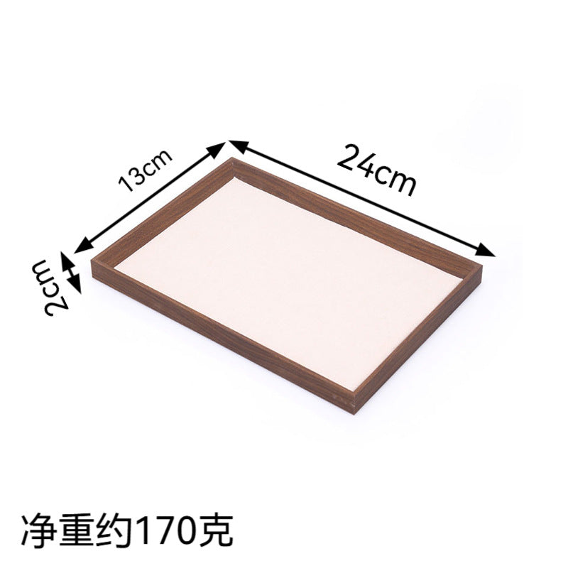 Black Walnut-Pattern Wooden Display Tray