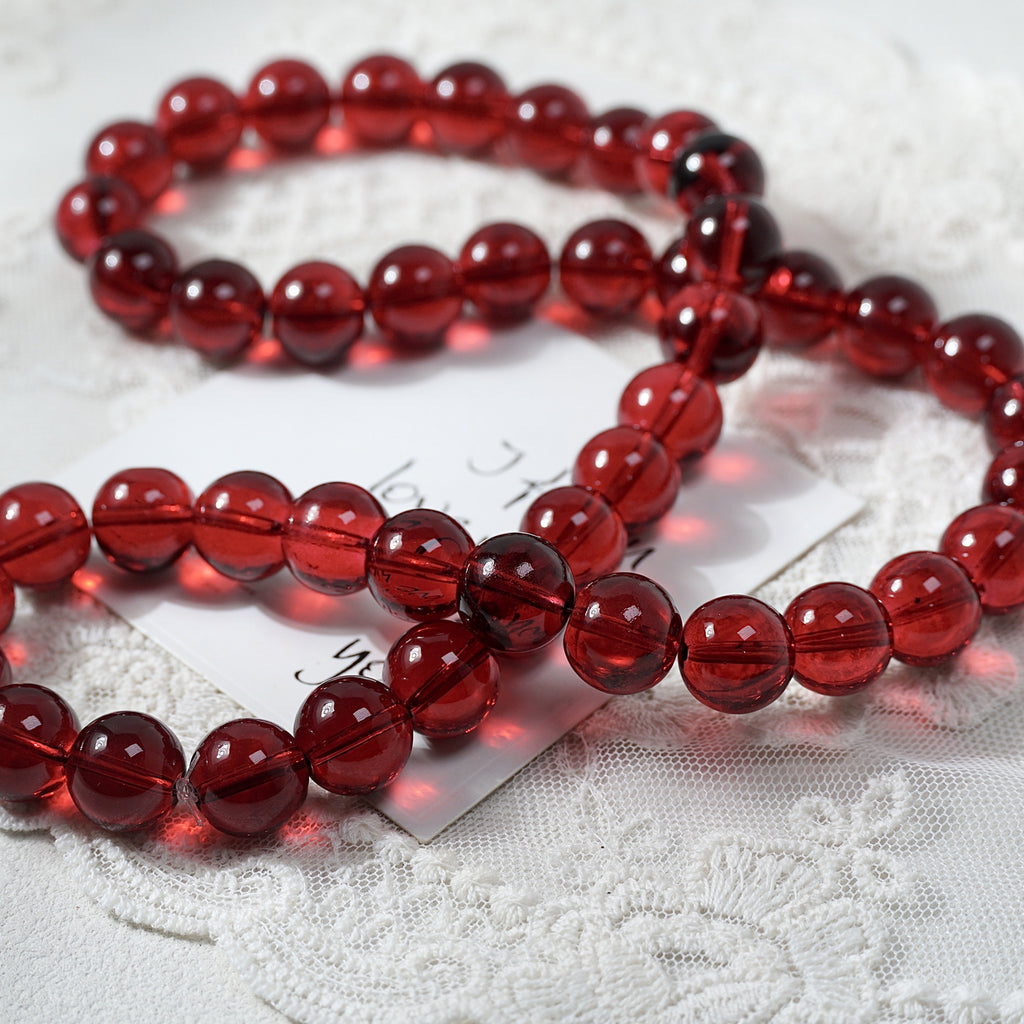Crystal Glass Round Beads