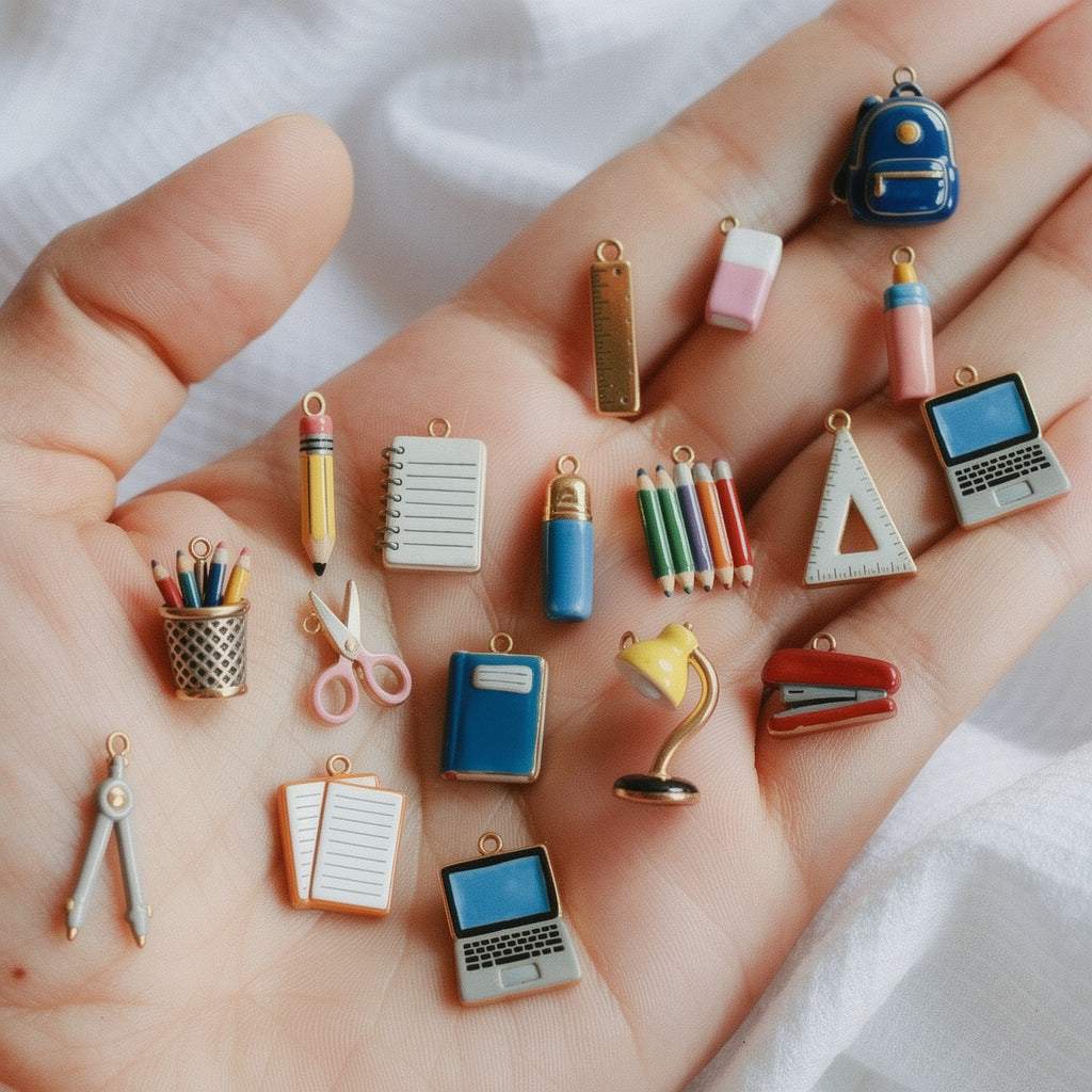 School Supply Charms