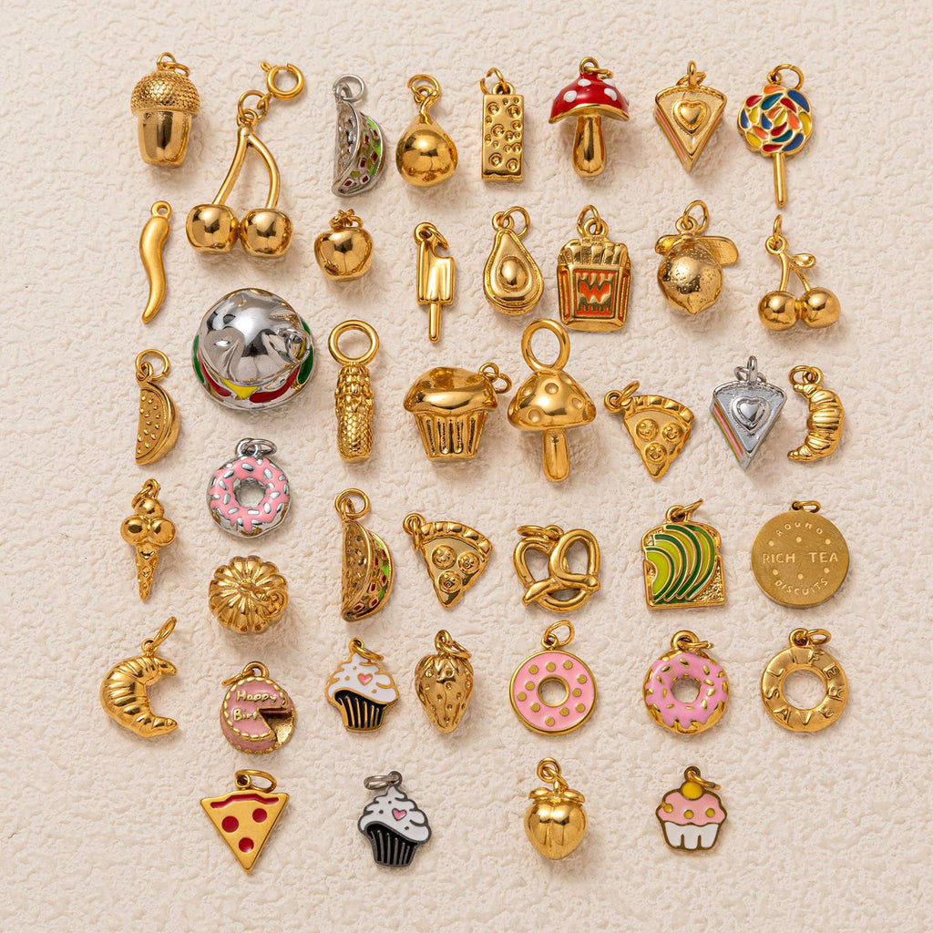 Cake, Pizza & Food Charms
